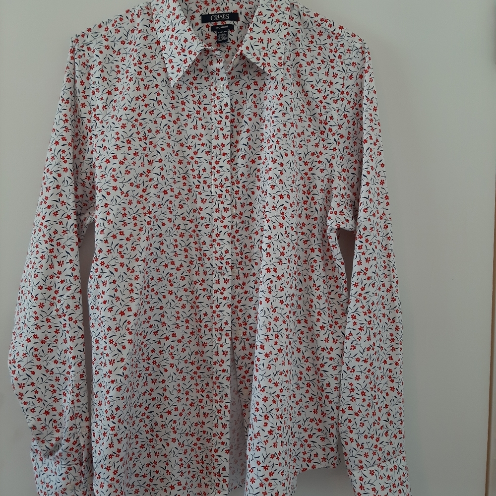 Shirt, floral, XL